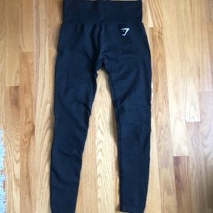 Gymshark Black Vital Seamless 1.0 Legging